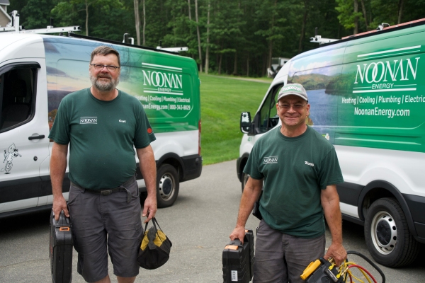 Noonan Energy HVAC technicians