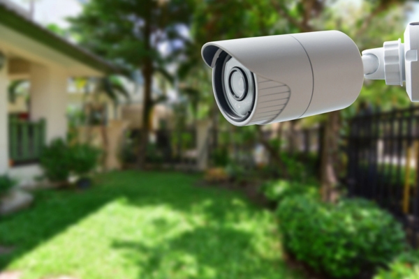 CCTV Security Camera for monitoring outdoor heating oil tank