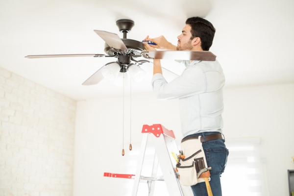 ceiling fan with lights installation