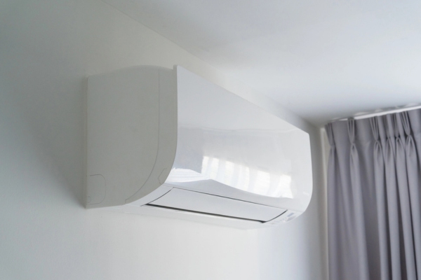 ductless air conditioner in the bedroom