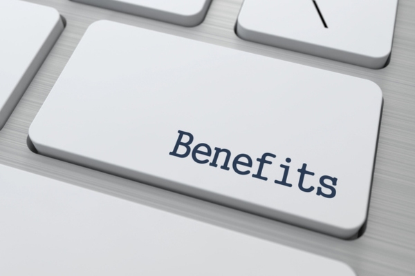 BENEFITS written on a keyboard key depicting Installing a Smart Oil Tank Gauge