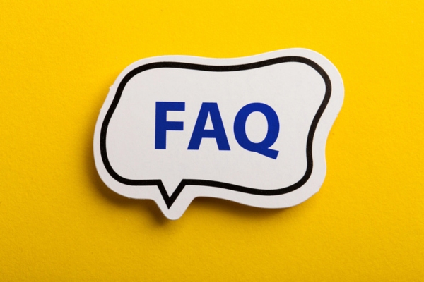 FAQ on a speech bubble depicting questions About Whole-House Surge Protectors