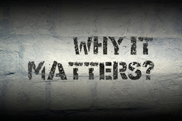 why it matters spray painted on a wall depicting Whole-House Surge Protector