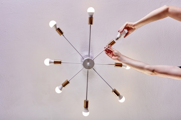 light bulb replacement for home office lighting fixture