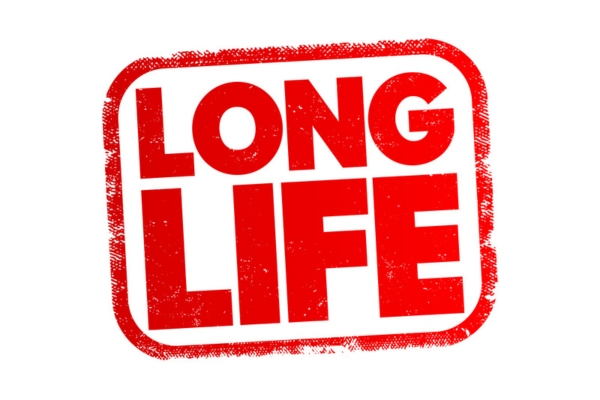 red stamp that says Long Life