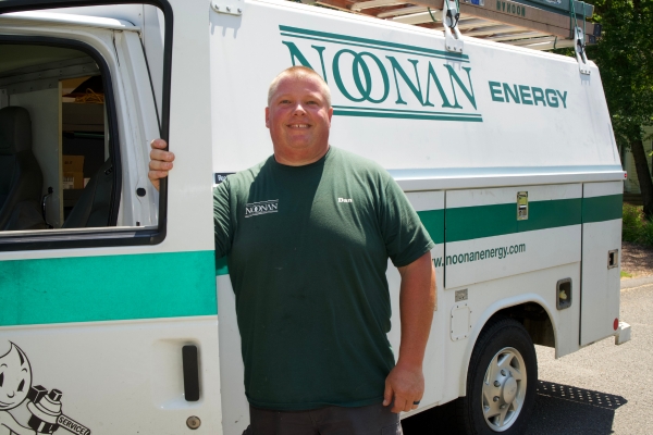 Noonan Energy professional electrician and service van